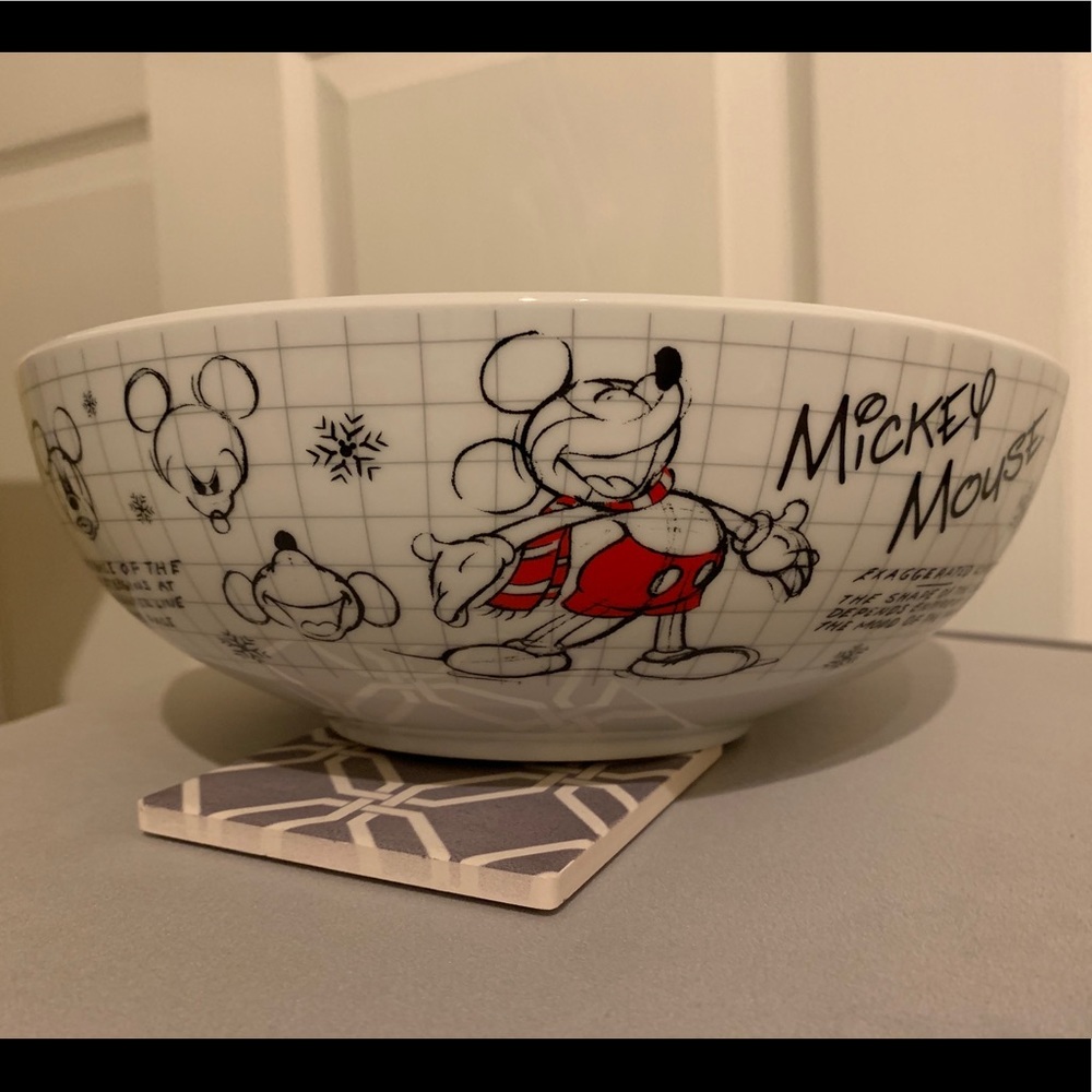 Christmas Mickey Mouse Serving Bowl
